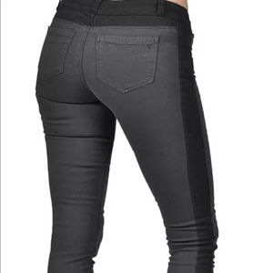Tractr 2-tone gray/black skinny jeggins
